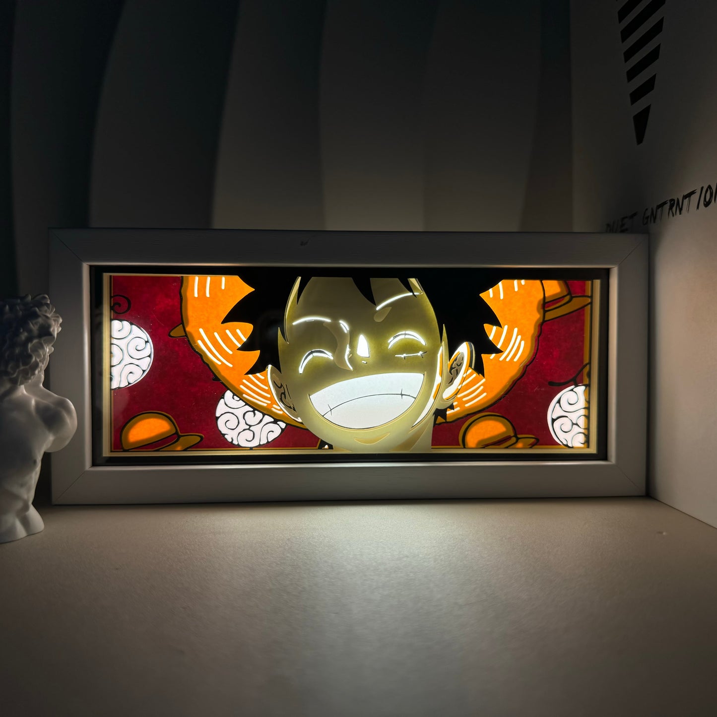 Boîte à lumière Sourire Luffy One PIece Anime