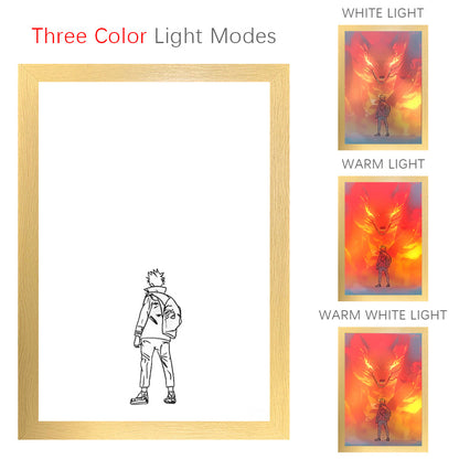 Naruto Kurama LED Light Frame