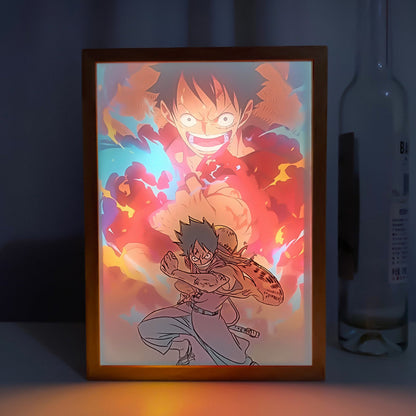 Luffy One Piece LED Light Frame