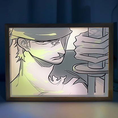 Roronoa Zoro One Piece LED Light Frame