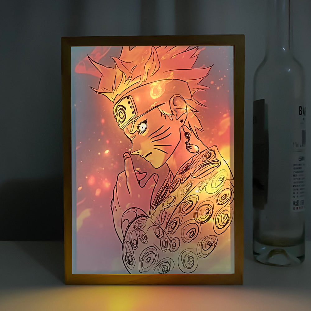 Cadre lumineux LED Naruto 