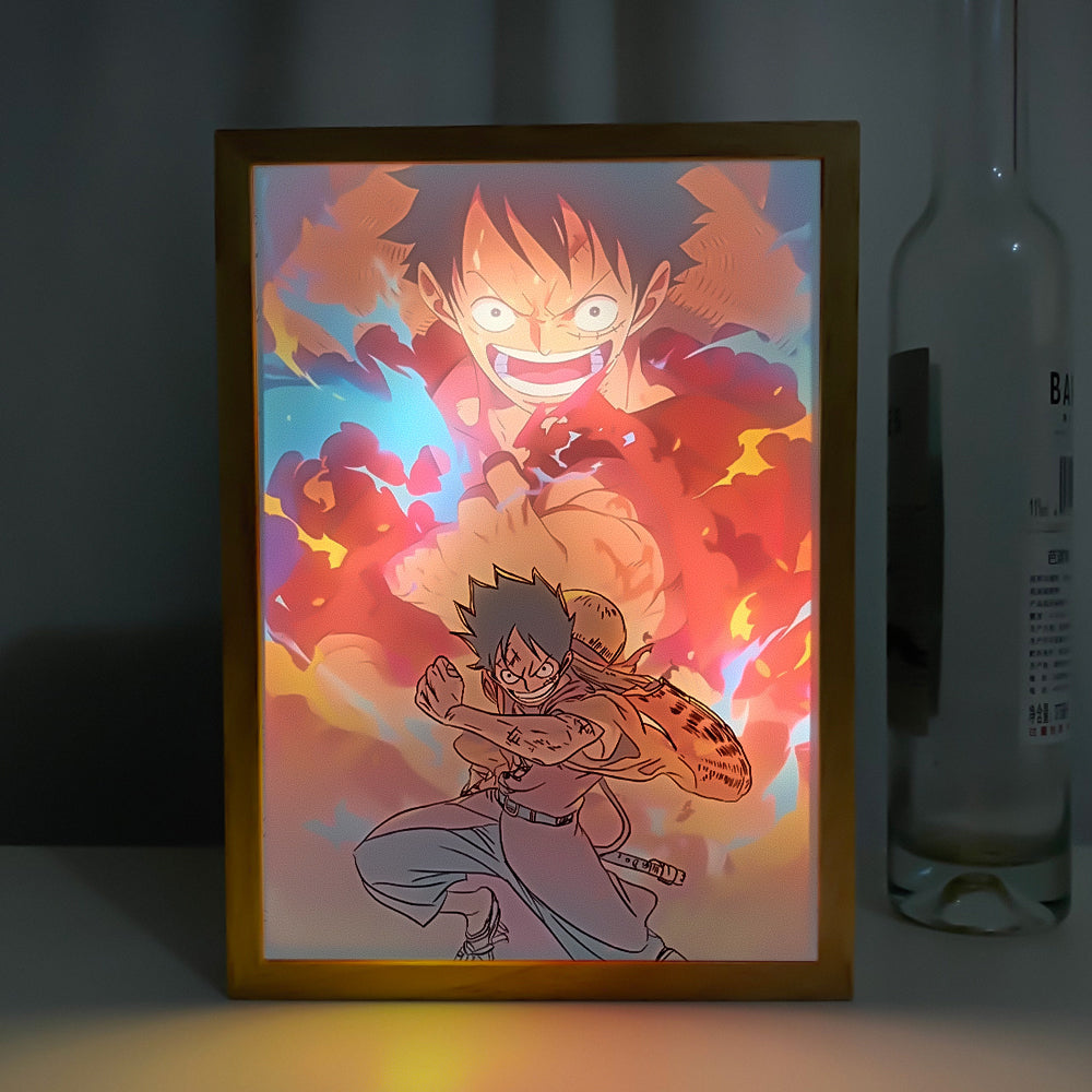 Luffy One Piece LED Light Frame