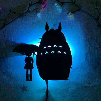 My Neighbor Totoro - Totoro x Mei Kusakabe - Silhouette Light