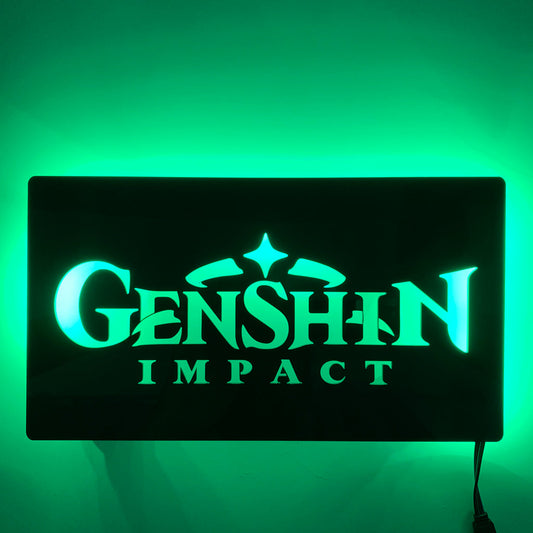 Genshin Impact Logo - Silhouette Lumière