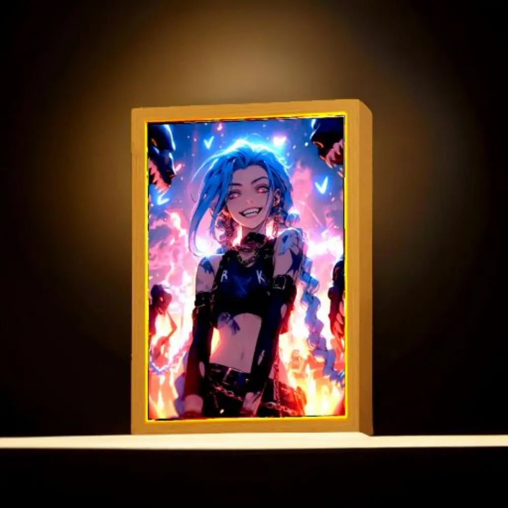 Anime Figure League of Legends LED Light Frame