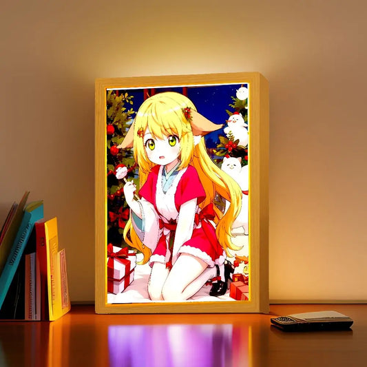 Anime Fox Spirit Matchmaker Tushan Cadre lumineux LED 