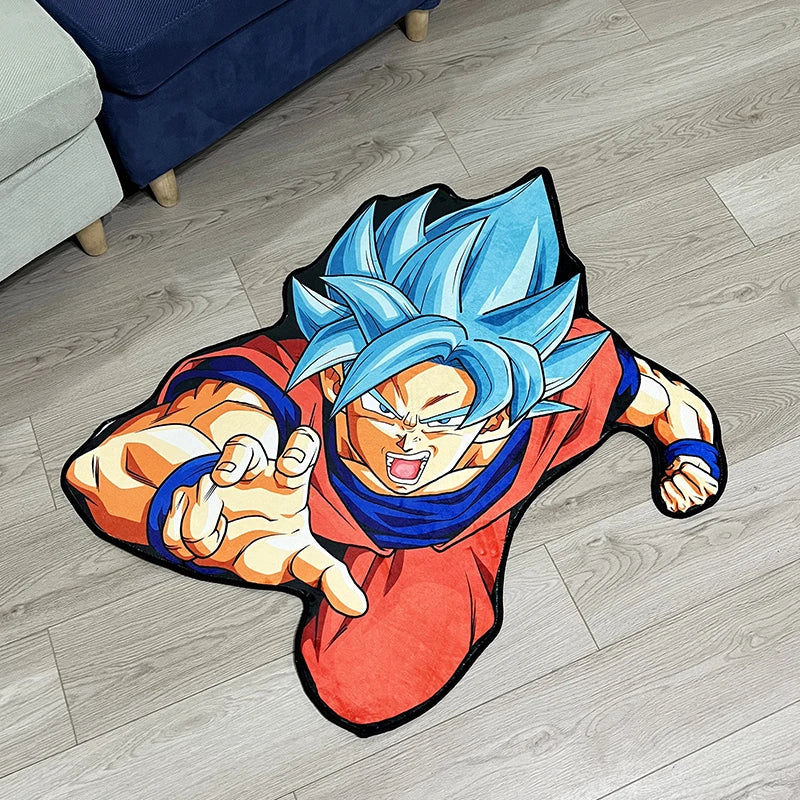 Dragon Ball Goku Super Saiyan Rugs - Anime Rugs Dragon Ball